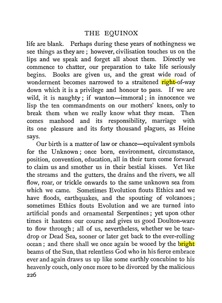 Original scan of The Equinox (Volume I, Number I), PDF page 234