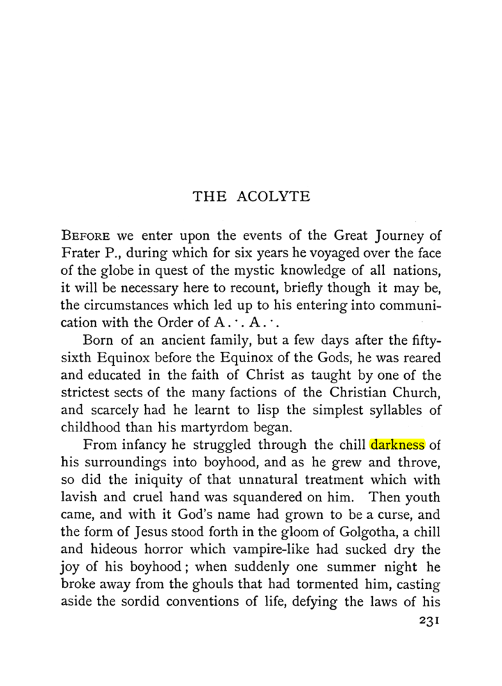 Original scan of The Equinox (Volume I, Number I), PDF page 239