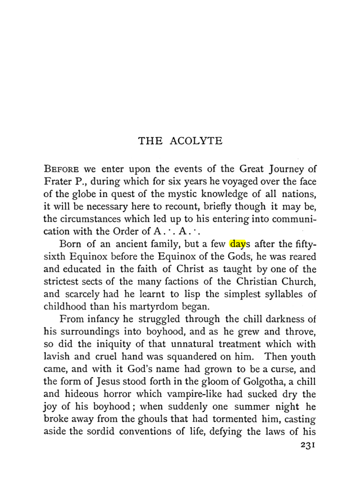 Original scan of The Equinox (Volume I, Number I), PDF page 239