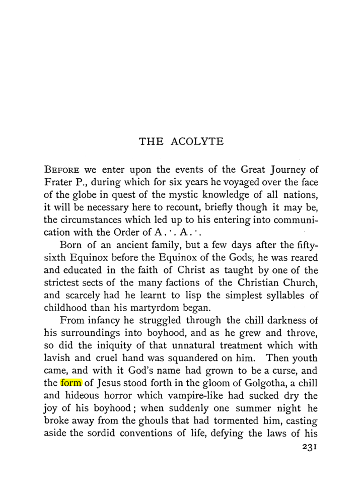 Original scan of The Equinox (Volume I, Number I), PDF page 239
