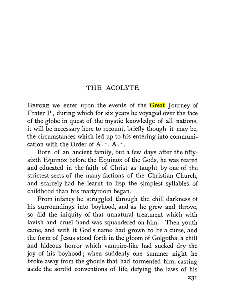 Original scan of The Equinox (Volume I, Number I), PDF page 239