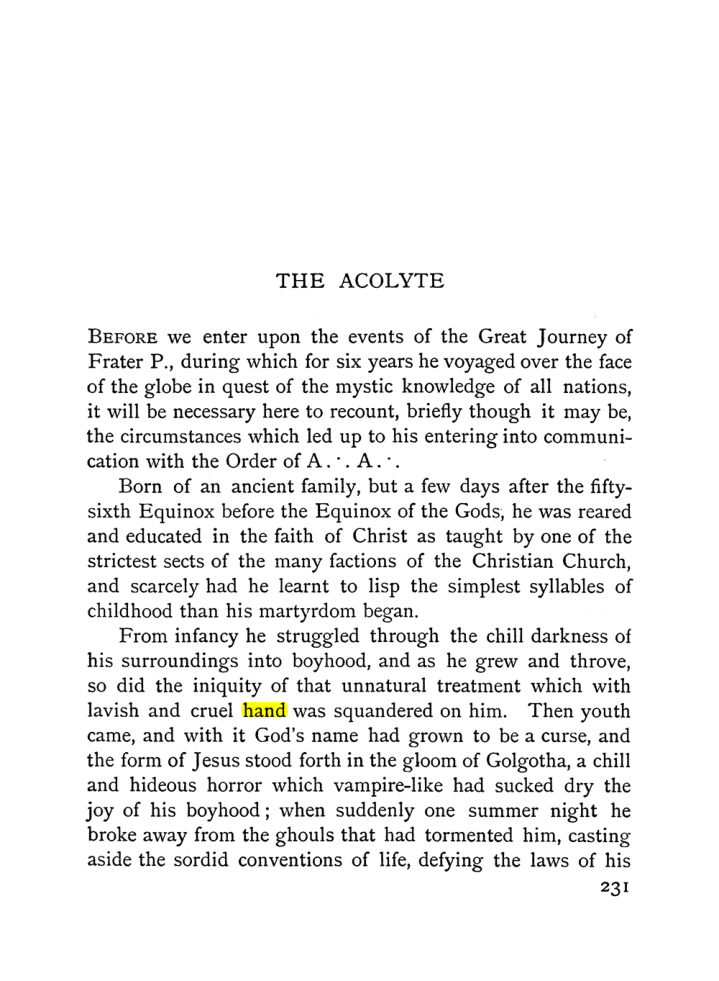 Original scan of The Equinox (Volume I, Number I), PDF page 239