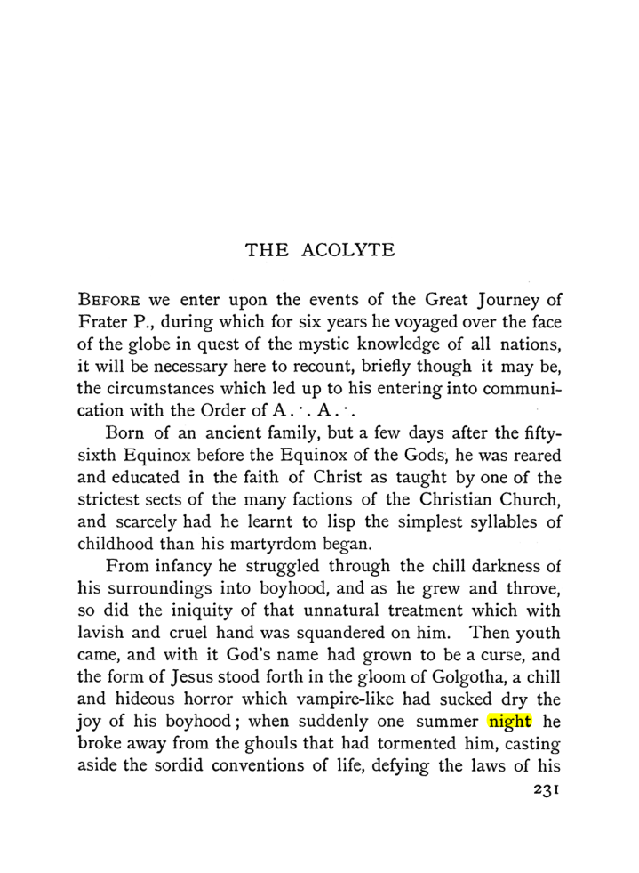 Original scan of The Equinox (Volume I, Number I), PDF page 239