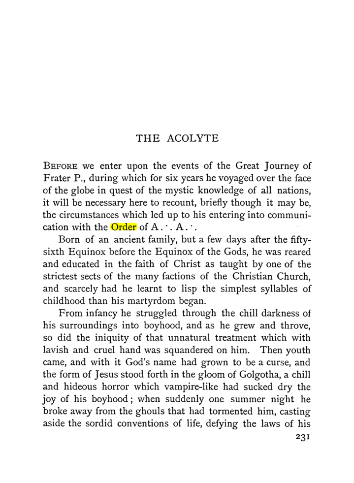 Original scan of The Equinox (Volume I, Number I), PDF page 239