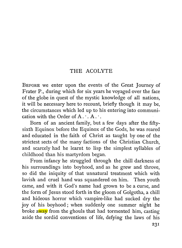 Original scan of The Equinox (Volume I, Number I), PDF page 239
