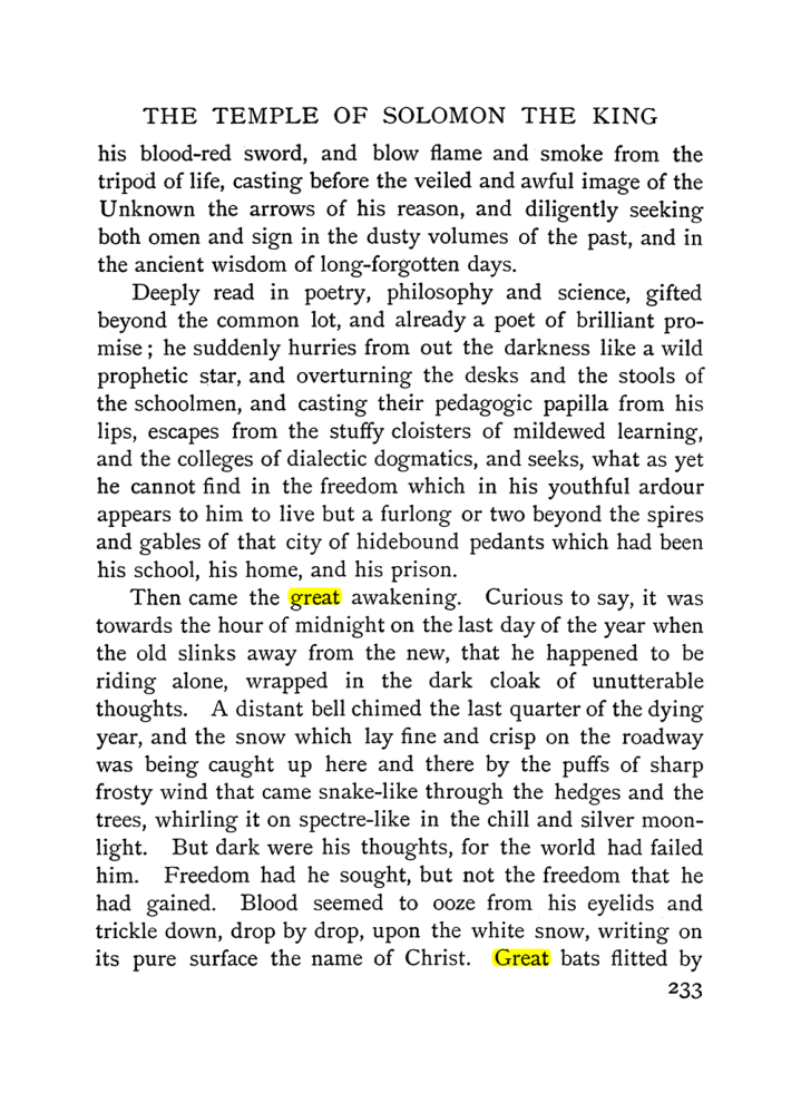 Original scan of The Equinox (Volume I, Number I), PDF page 241