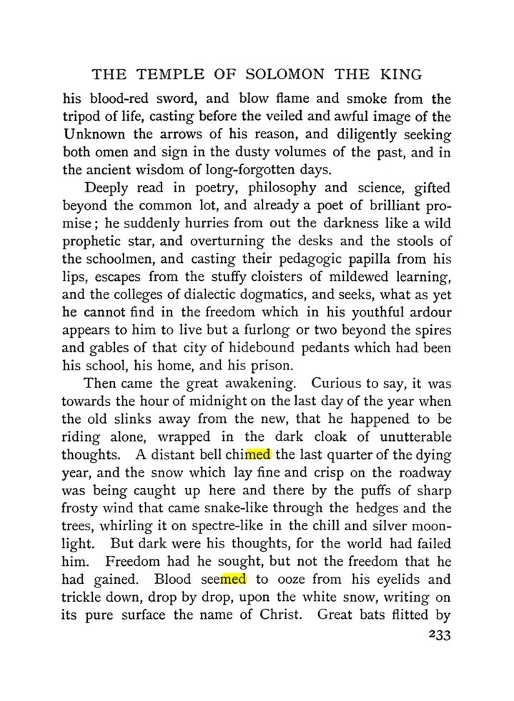 Original scan of The Equinox (Volume I, Number I), PDF page 241