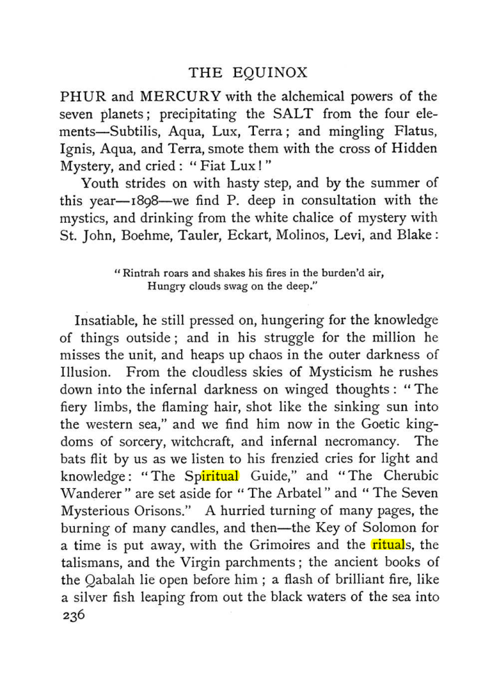 Original scan of The Equinox (Volume I, Number I), PDF page 244