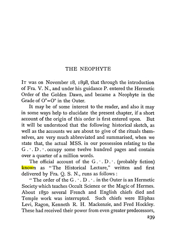 Original scan of The Equinox (Volume I, Number I), PDF page 247