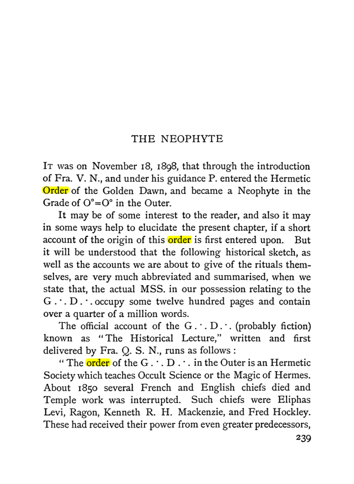 Original scan of The Equinox (Volume I, Number I), PDF page 247