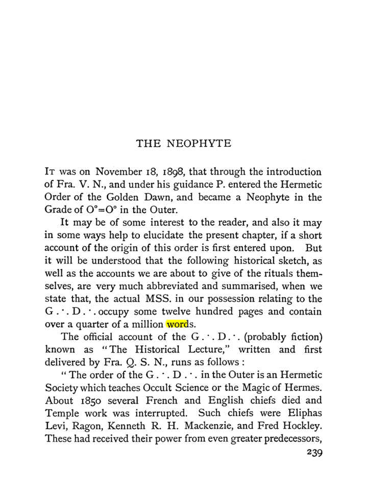 Original scan of The Equinox (Volume I, Number I), PDF page 247