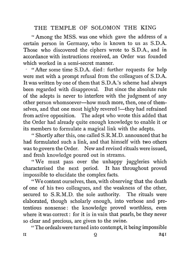 Original scan of The Equinox (Volume I, Number I), PDF page 249