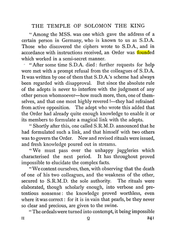 Original scan of The Equinox (Volume I, Number I), PDF page 249
