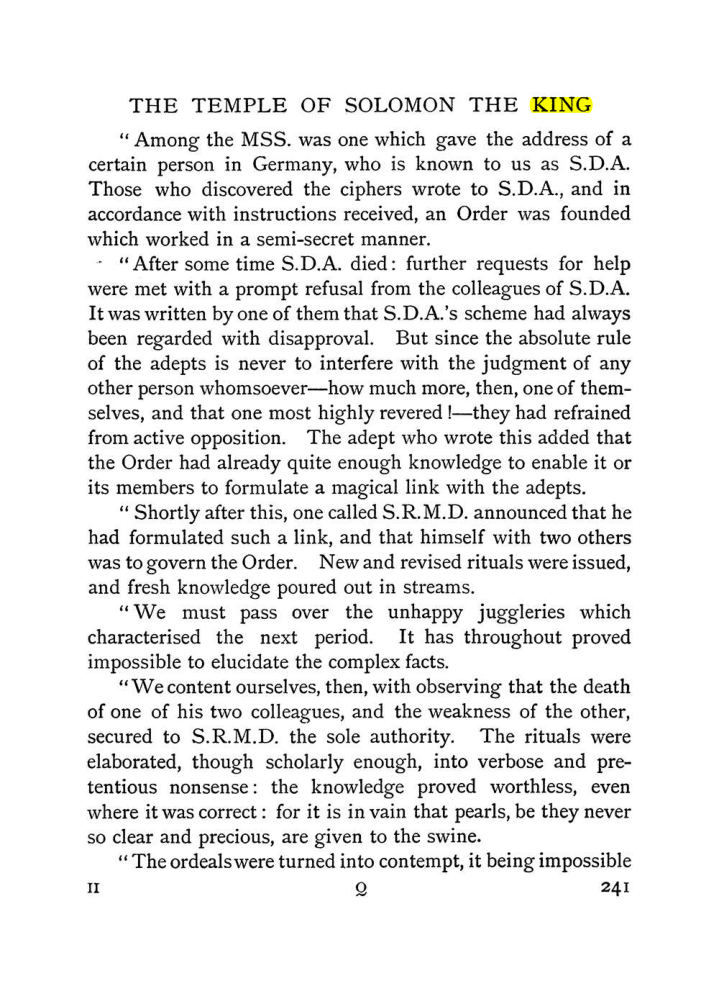 Original scan of The Equinox (Volume I, Number I), PDF page 249