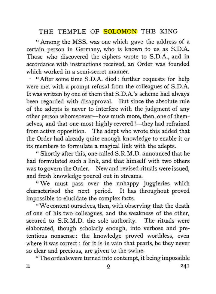 Original scan of The Equinox (Volume I, Number I), PDF page 249