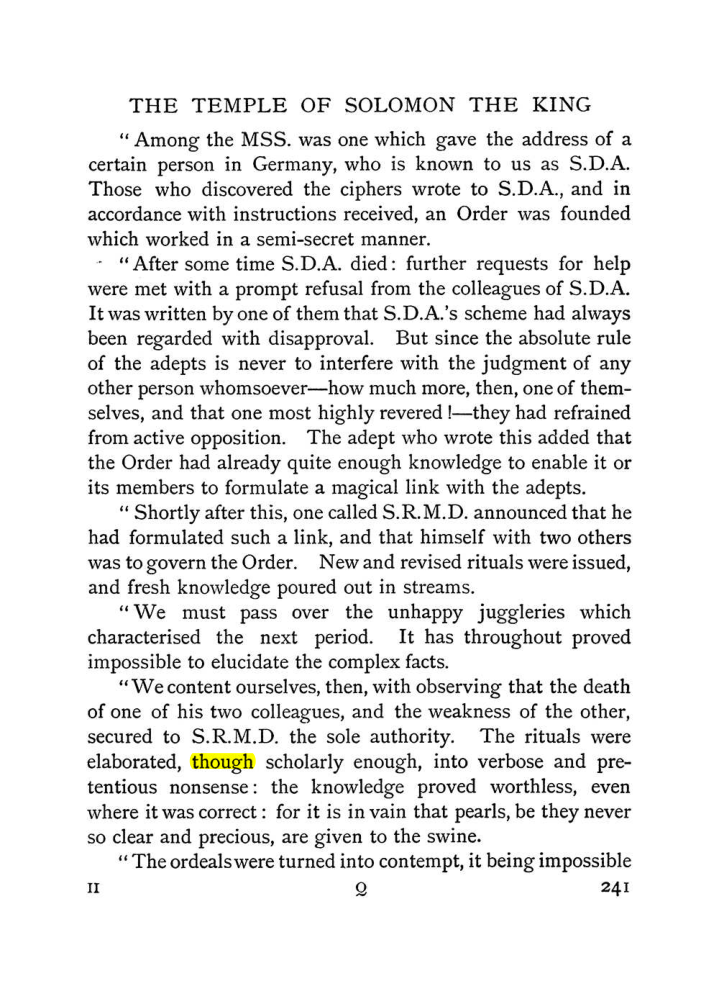 Original scan of The Equinox (Volume I, Number I), PDF page 249