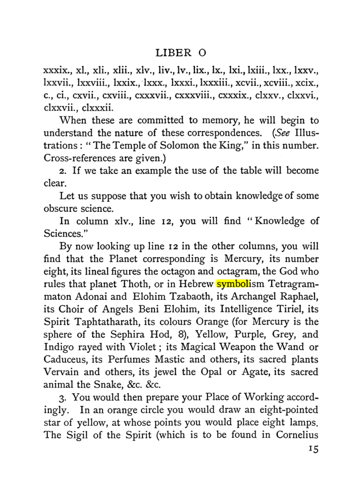 Original scan of The Equinox (Volume I, Number I), PDF page 25