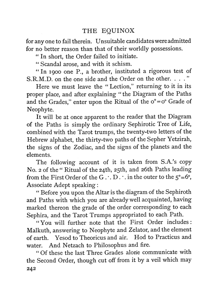 Original scan of The Equinox (Volume I, Number I), PDF page 250
