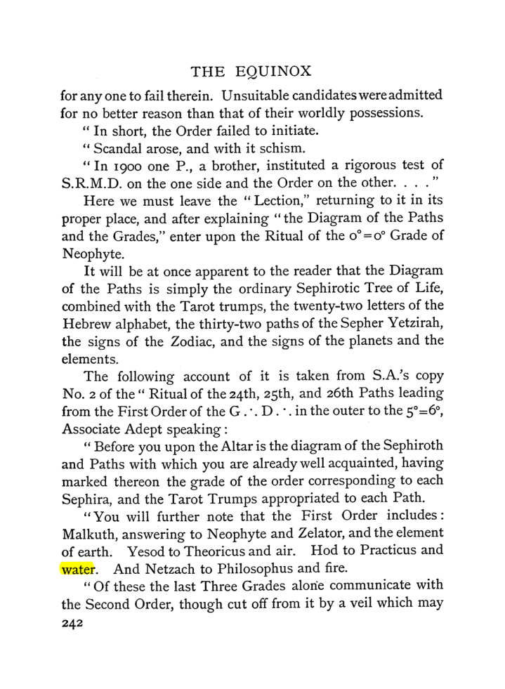 Original scan of The Equinox (Volume I, Number I), PDF page 250