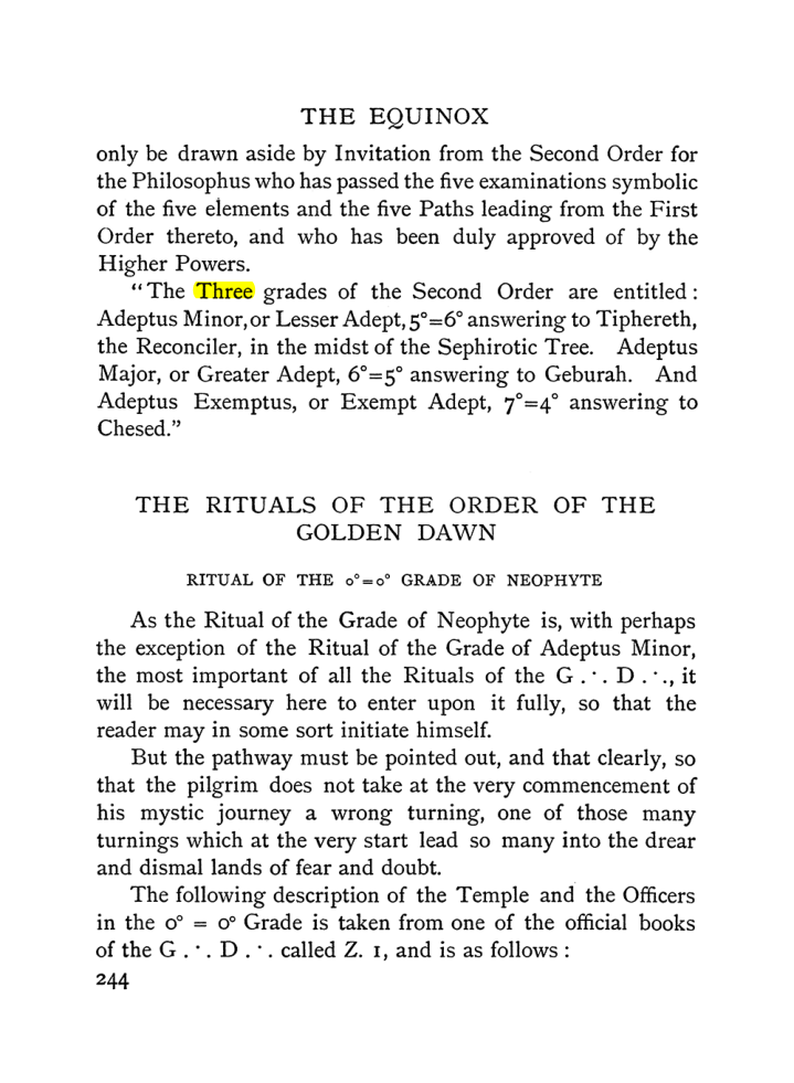Original scan of The Equinox (Volume I, Number I), PDF page 252