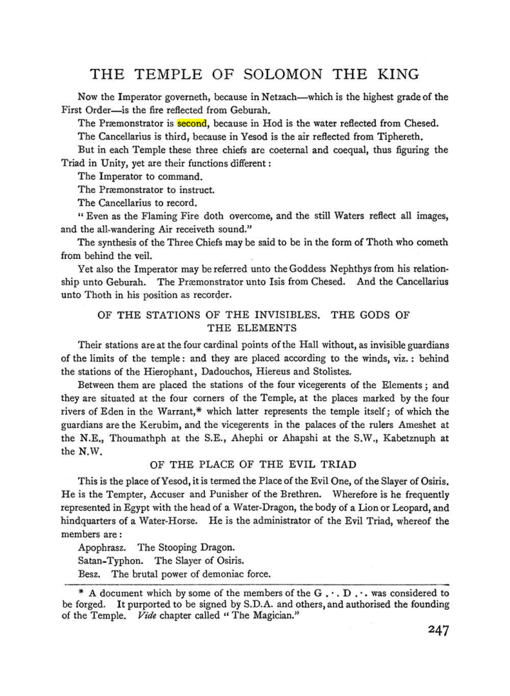 Original scan of The Equinox (Volume I, Number I), PDF page 255