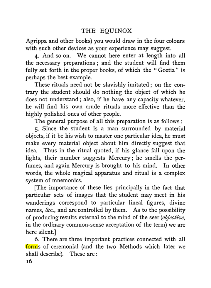 Original scan of The Equinox (Volume I, Number I), PDF page 26
