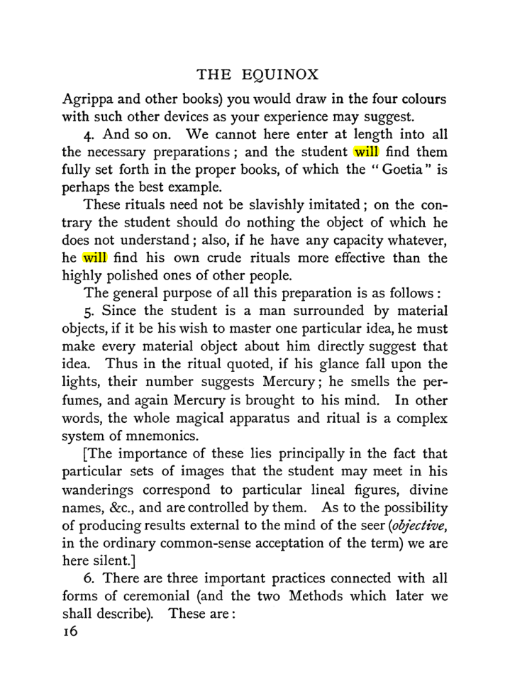Original scan of The Equinox (Volume I, Number I), PDF page 26