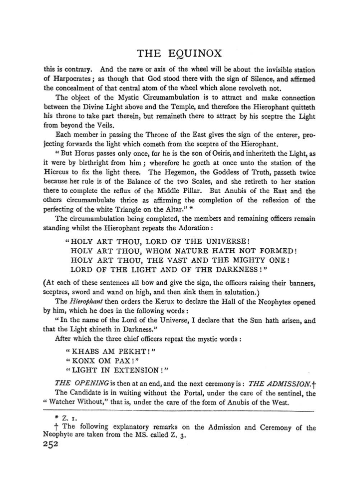 Original scan of The Equinox (Volume I, Number I), PDF page 260