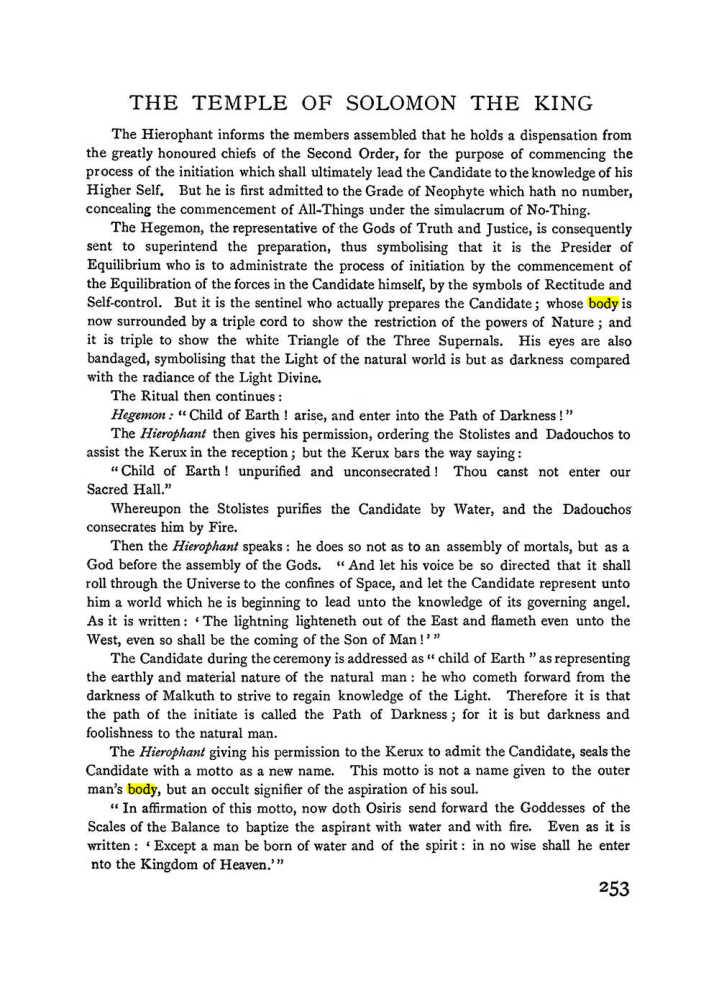 Original scan of The Equinox (Volume I, Number I), PDF page 261