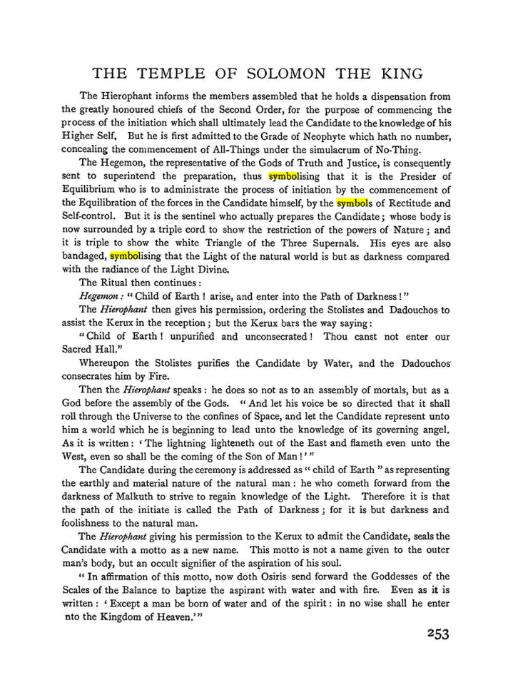 Original scan of The Equinox (Volume I, Number I), PDF page 261
