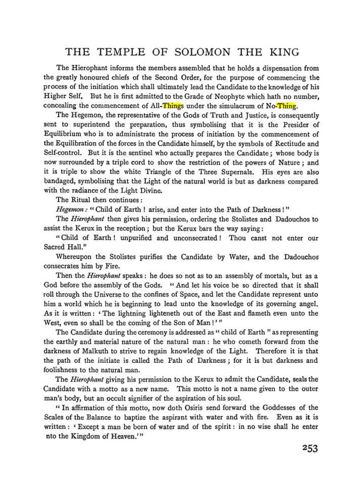 Original scan of The Equinox (Volume I, Number I), PDF page 261