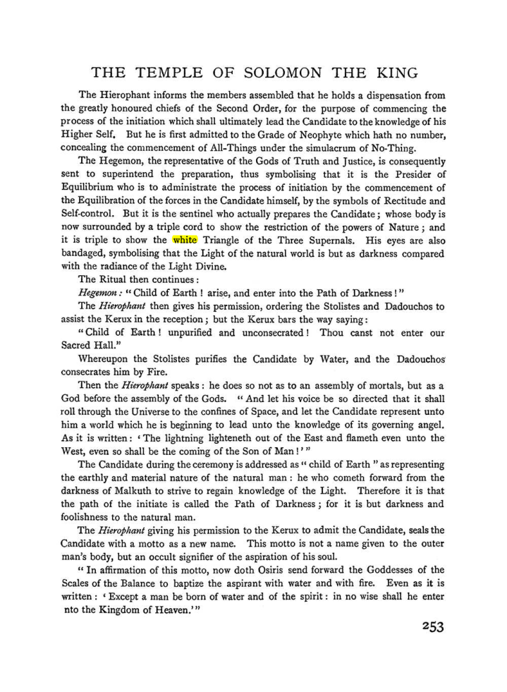 Original scan of The Equinox (Volume I, Number I), PDF page 261