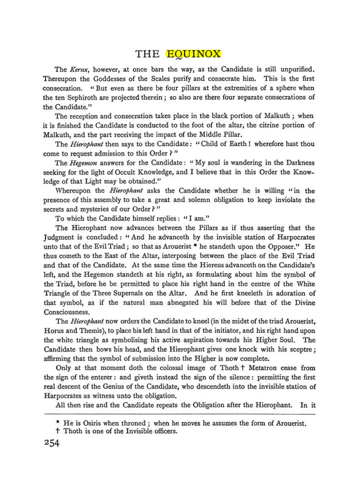 Original scan of The Equinox (Volume I, Number I), PDF page 262