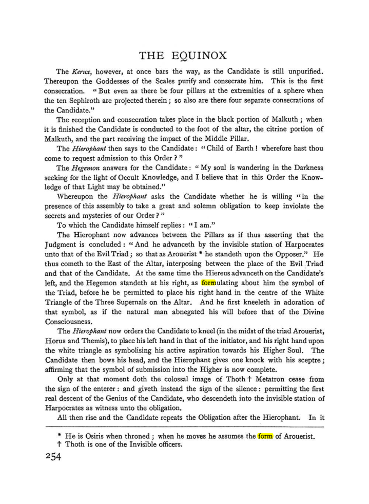 Original scan of The Equinox (Volume I, Number I), PDF page 262