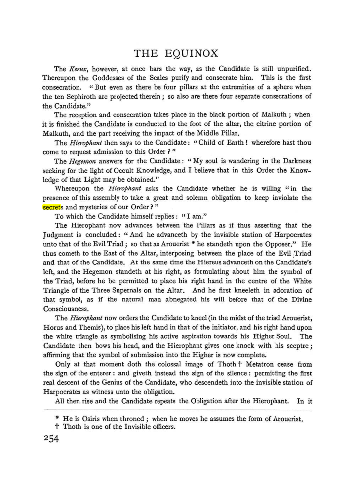 Original scan of The Equinox (Volume I, Number I), PDF page 262