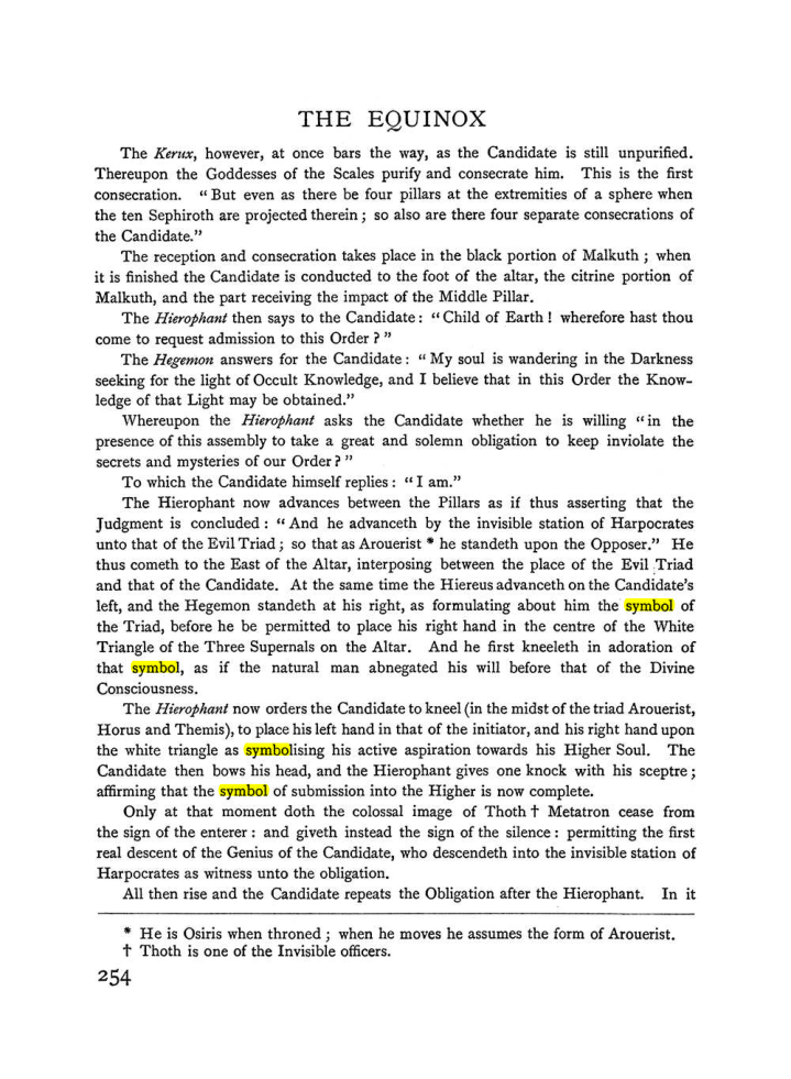 Original scan of The Equinox (Volume I, Number I), PDF page 262