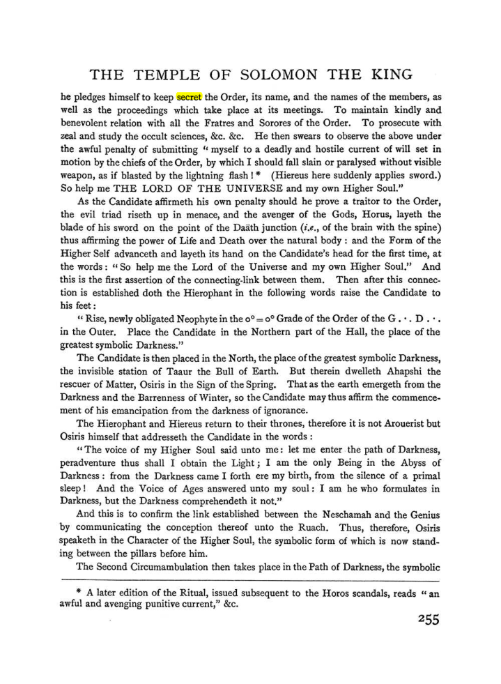 Original scan of The Equinox (Volume I, Number I), PDF page 263
