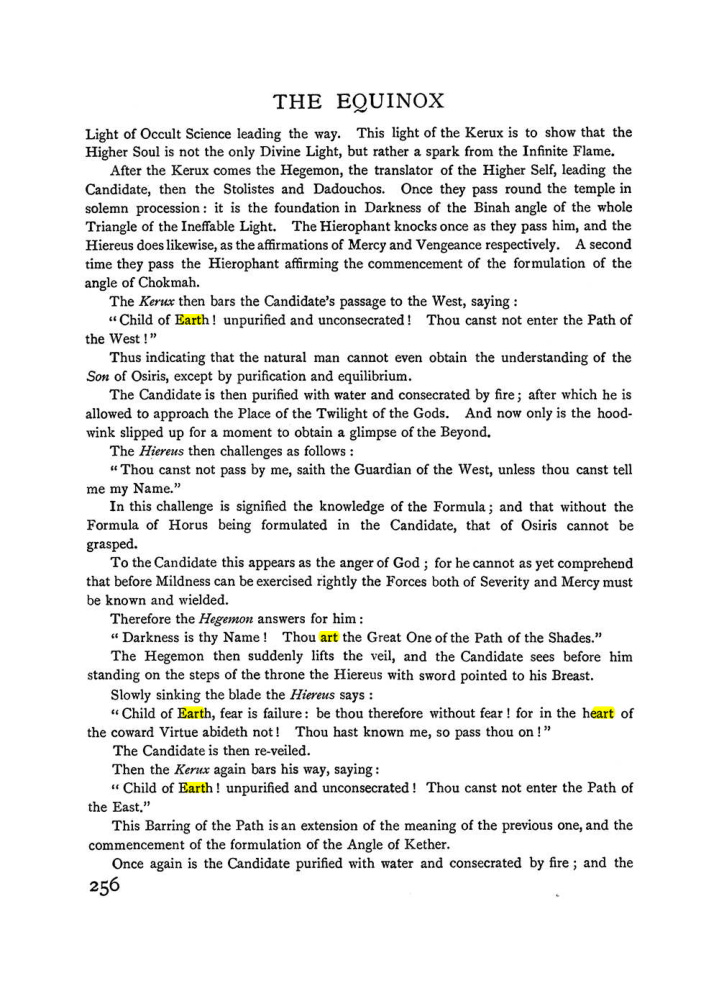 Original scan of The Equinox (Volume I, Number I), PDF page 264