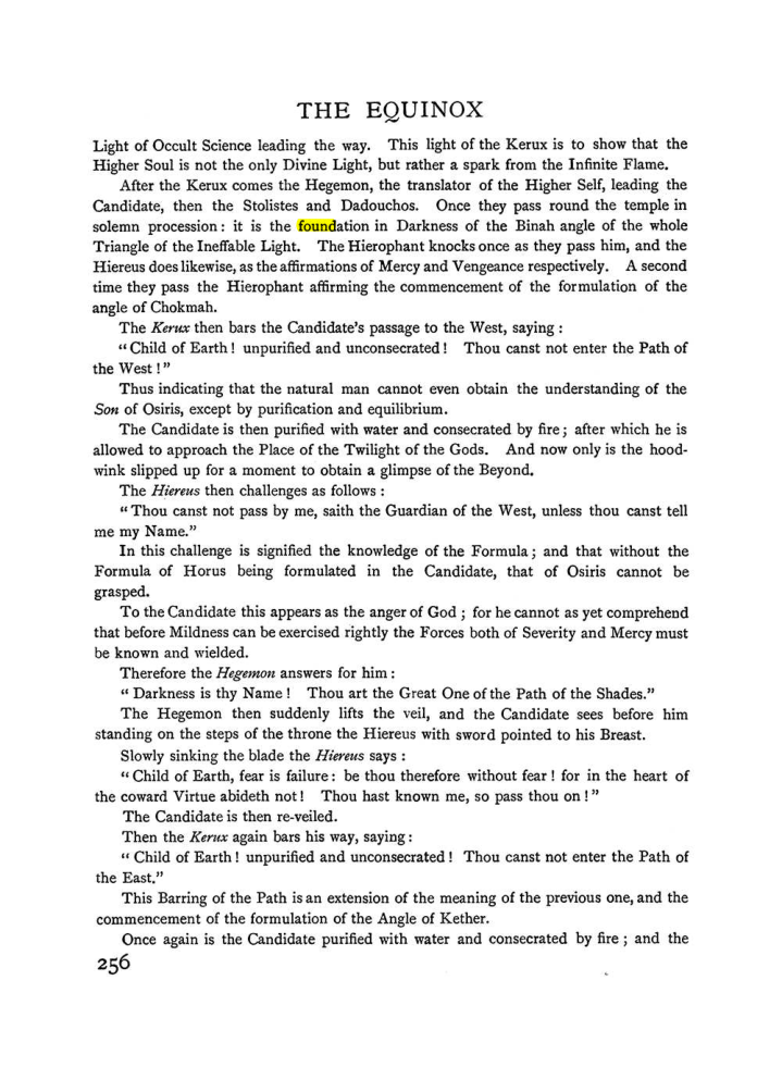Original scan of The Equinox (Volume I, Number I), PDF page 264