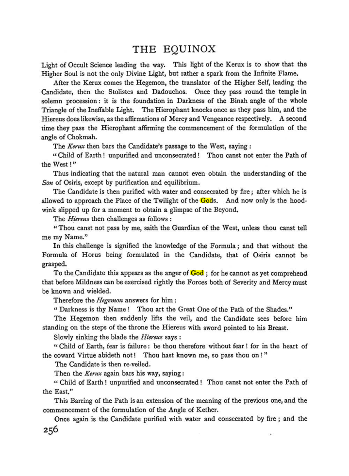 Original scan of The Equinox (Volume I, Number I), PDF page 264