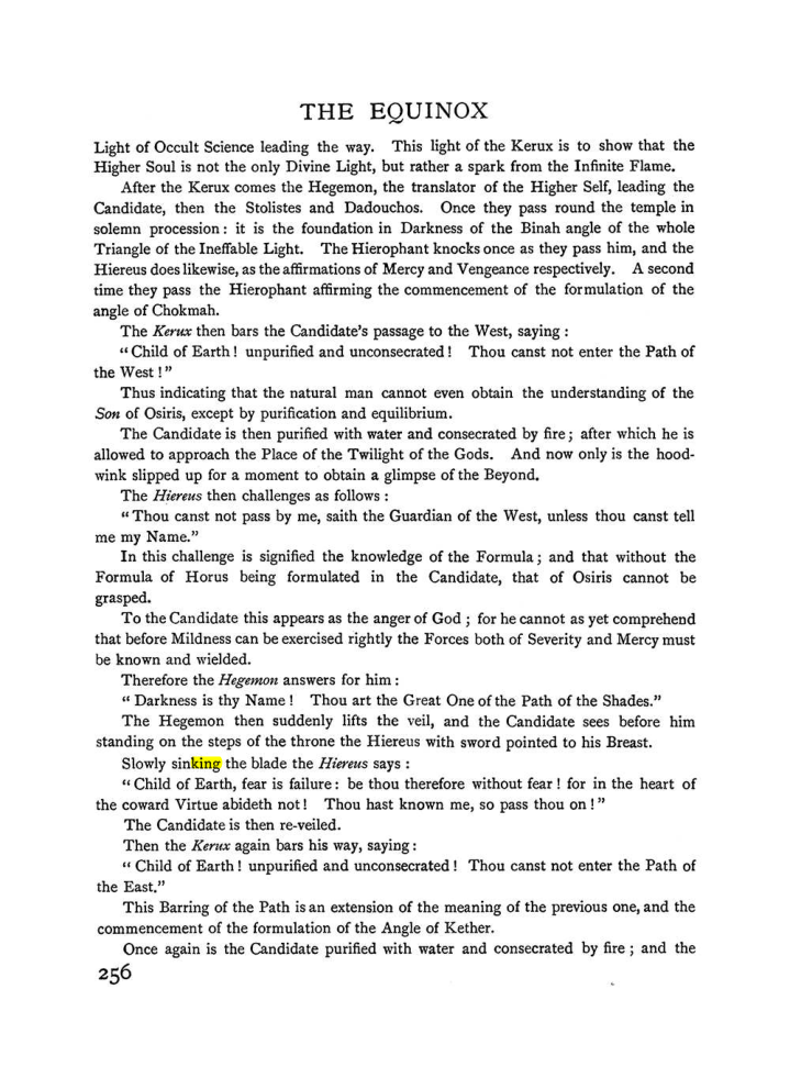Original scan of The Equinox (Volume I, Number I), PDF page 264
