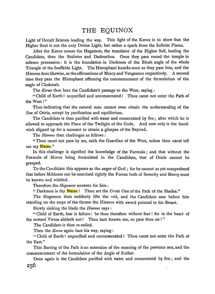 Original scan of The Equinox (Volume I, Number I), PDF page 264