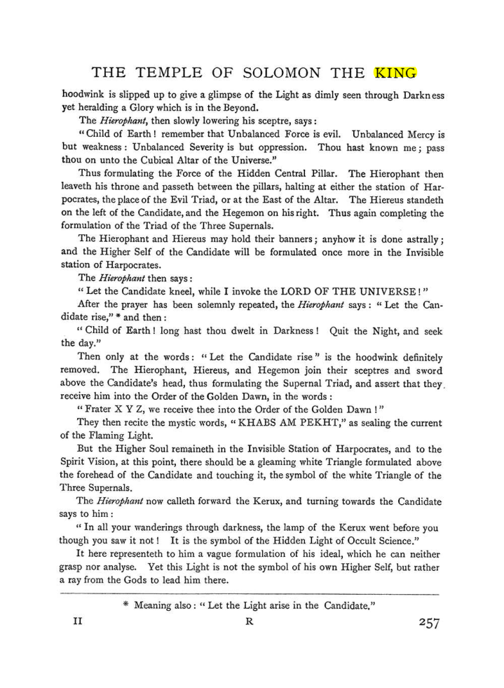 Original scan of The Equinox (Volume I, Number I), PDF page 265