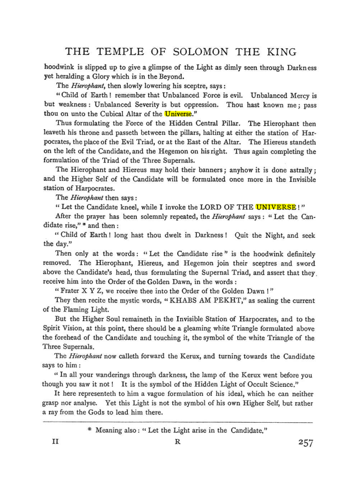 Original scan of The Equinox (Volume I, Number I), PDF page 265