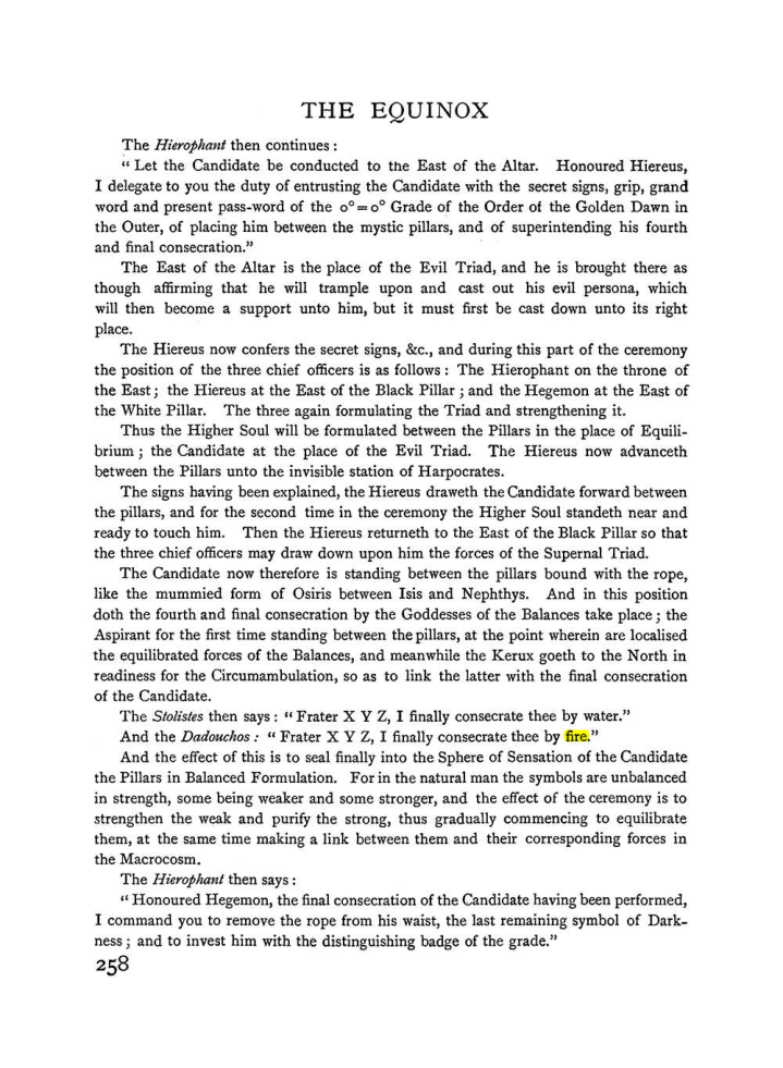 Original scan of The Equinox (Volume I, Number I), PDF page 266