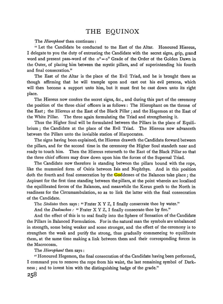 Original scan of The Equinox (Volume I, Number I), PDF page 266