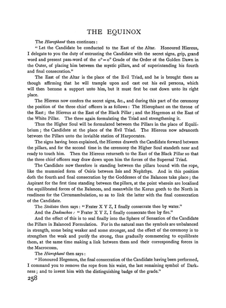 Original scan of The Equinox (Volume I, Number I), PDF page 266