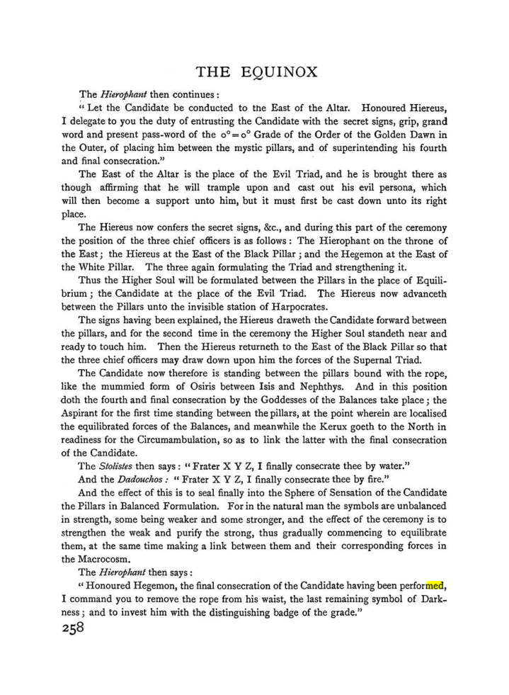 Original scan of The Equinox (Volume I, Number I), PDF page 266