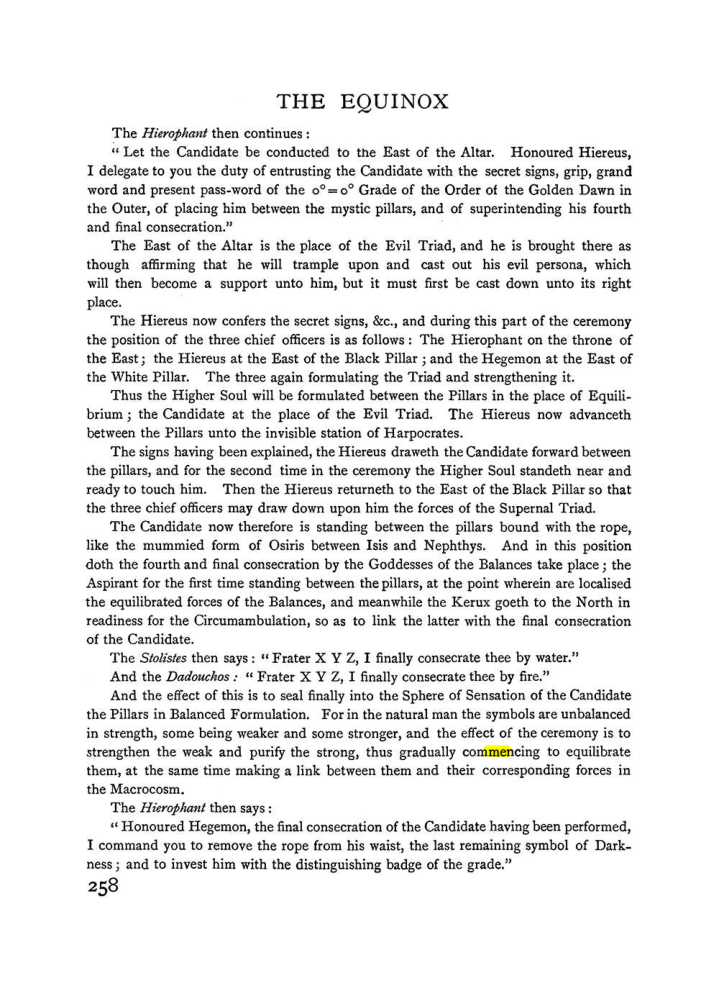 Original scan of The Equinox (Volume I, Number I), PDF page 266