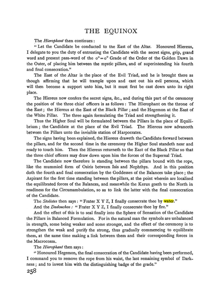 Original scan of The Equinox (Volume I, Number I), PDF page 266